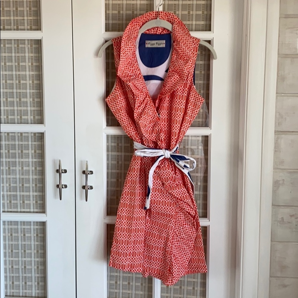 Dizzy Lizzie wrap dress